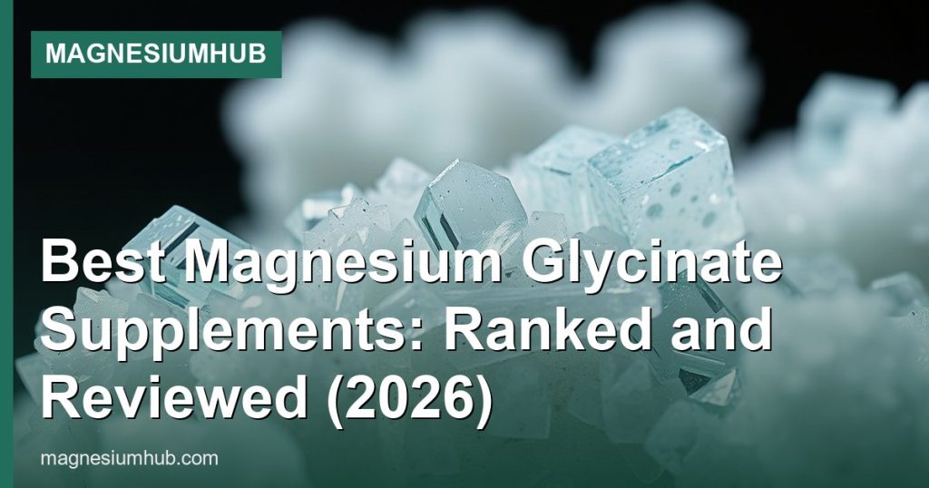 Best Magnesium Glycinate Supplements: Ranked and Reviewed (2026) - MagnesiumHub