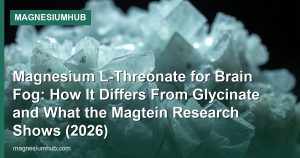 Magnesium L-Threonate for Brain Fog: How It Differs From Glycinate and What the Magtein Research Shows (2026)